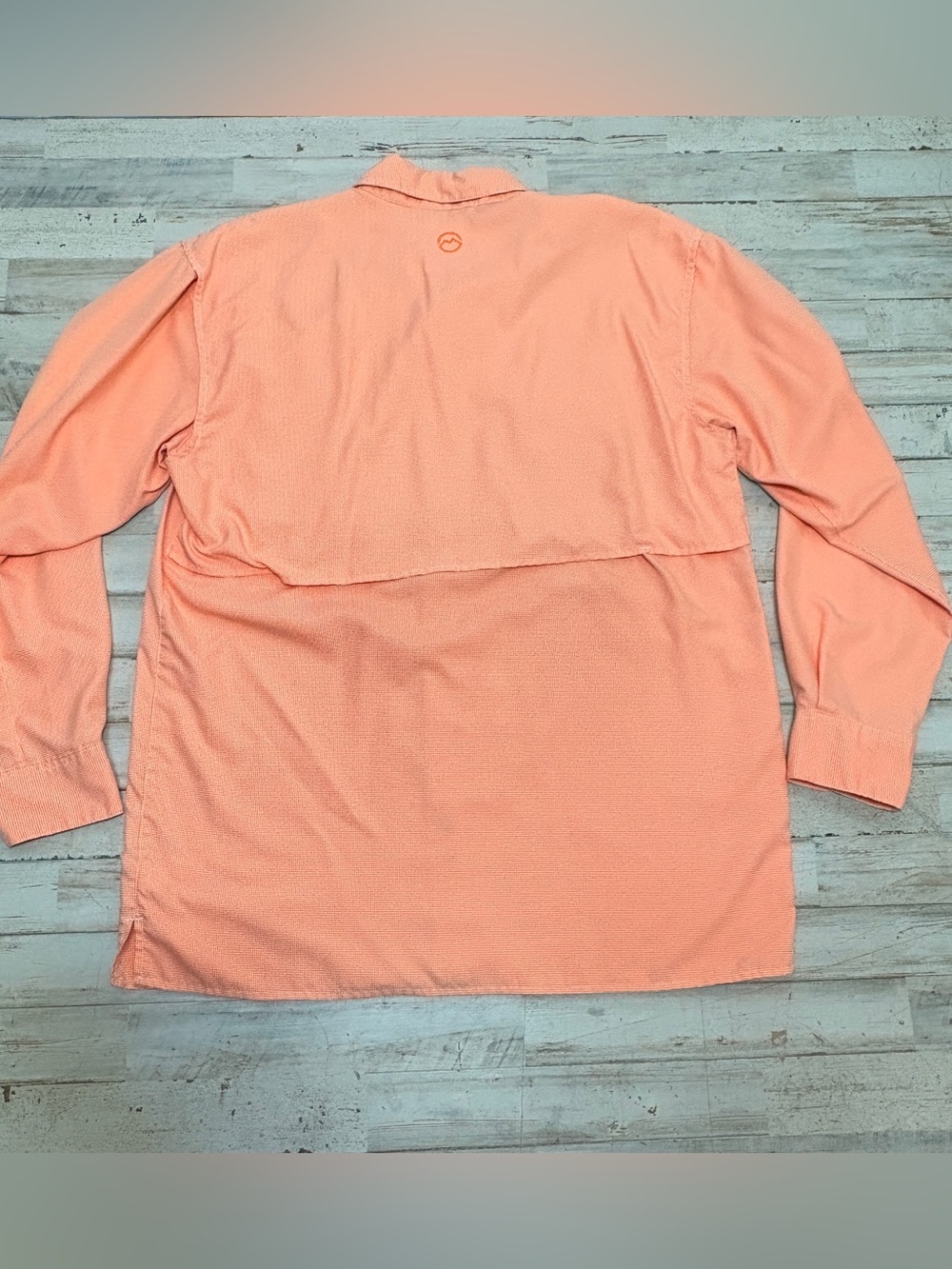 Lot Of 2 Magellan Fishing Shirt Men’s Small Orange Blue Fish Gear Wicking Vented - Picture 4 of 10